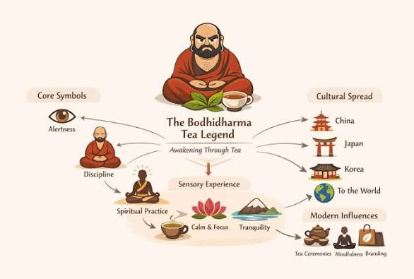 what is the indian legend about tea
